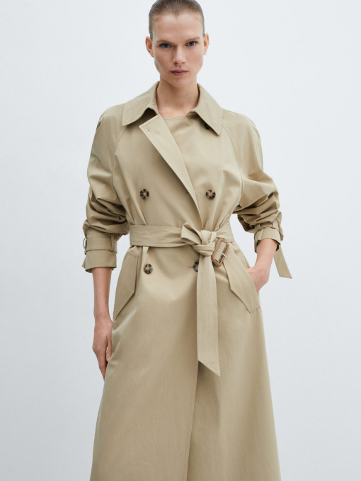 Тренч MANGO Buterfly модель 67046321_8 Фото