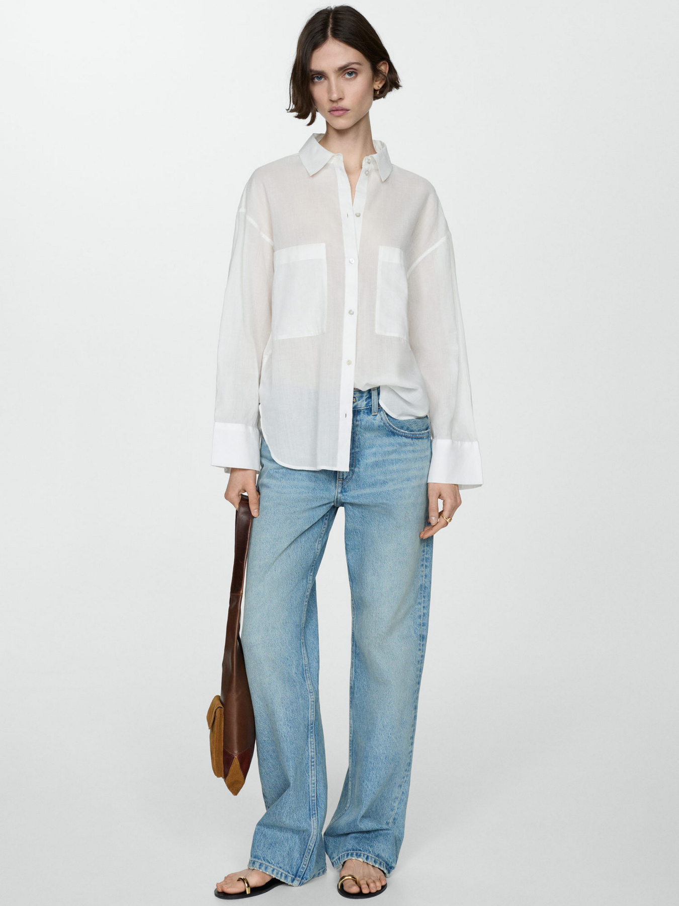 Рубашка MANGO Regina модель 67047111_1 Фото