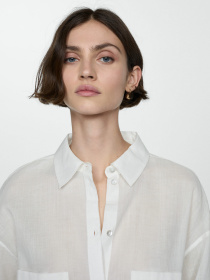 Рубашка повседневная MANGO Regina модель 67047111_1 Фото