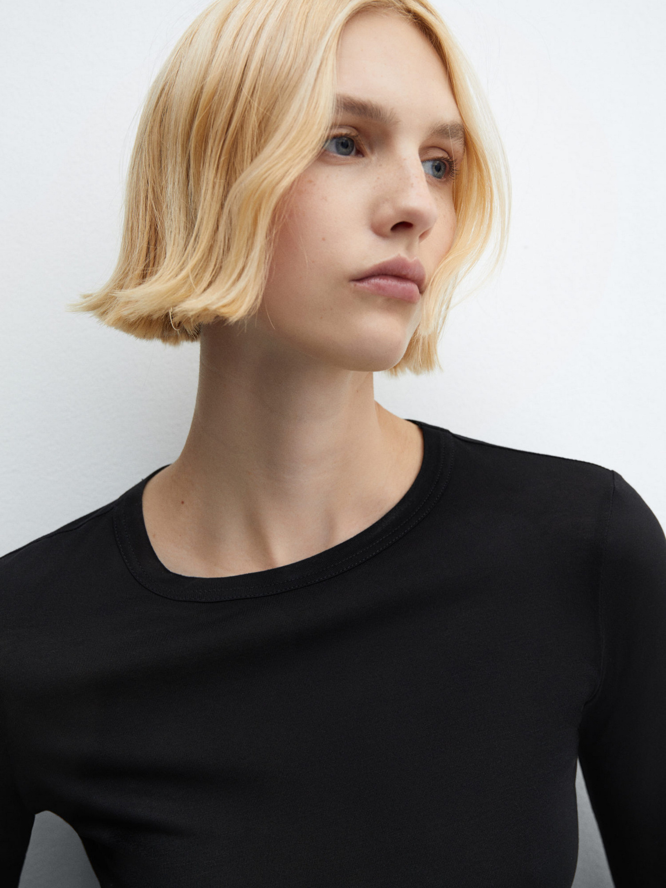 Лонгслив MANGO Secondc модель 67052922_99 Фото