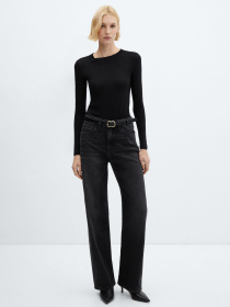 Лонгслив MANGO Secondc модель 67052922_99 Фото