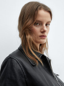 Шкіряна куртка MANGO Phibi модель 67054790_99 Шкіряна куртка MANGO Phibi модель 67054790_99 Фото