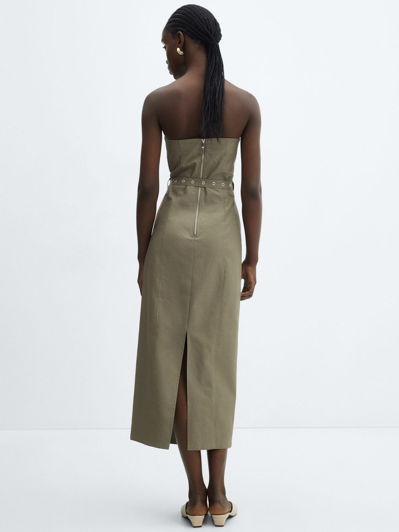 Платье миди MANGO Belty модель 67055737_37 Платье миди MANGO Belty модель 67055737_37 Фото