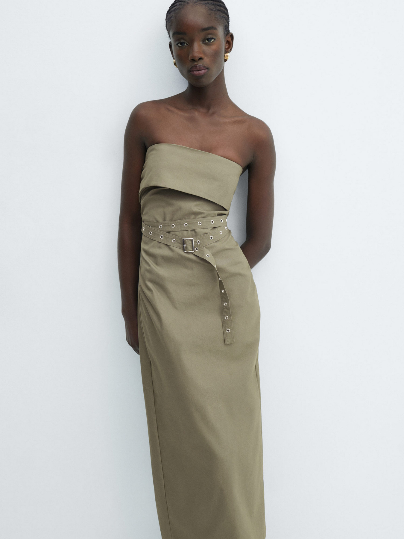 Платье миди MANGO Belty модель 67055737_37 Платье миди MANGO Belty модель 67055737_37 Фото