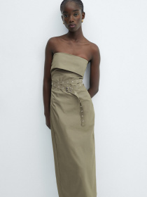 Платье миди MANGO Belty модель 67055737_37 Платье миди MANGO Belty модель 67055737_37 Фото