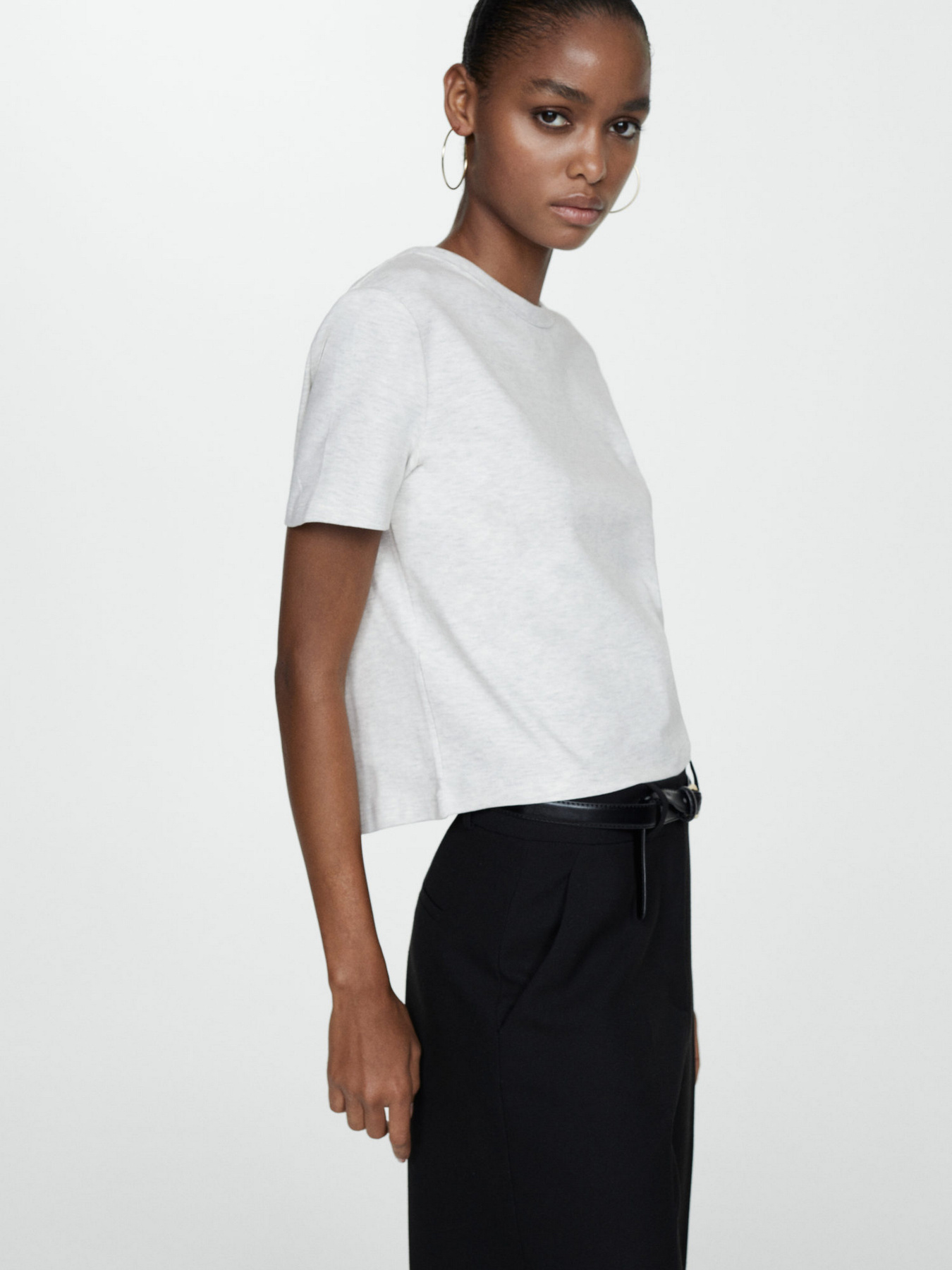 Футболка MANGO Truffle модель 67057139_94 Футболка MANGO Truffle модель 67057139_94 Фото