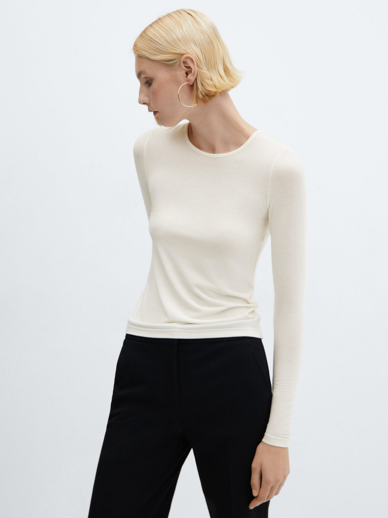 Лонгслів MANGO Lucy модель 67063273_5 Лонгслів MANGO Lucy модель 67063273_5 Фото