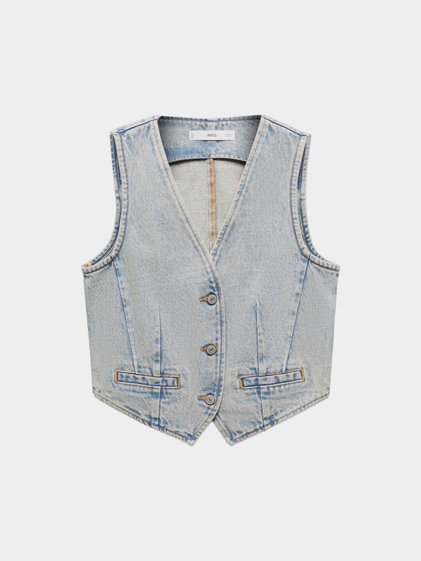 Жилет MANGO Taylor модель 67065734_DI Фото