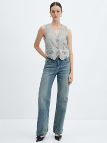 Жилет MANGO Taylor модель 67065734_DI Фото