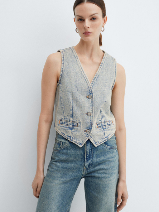 Жилет MANGO Taylor модель 67065734_DI Фото