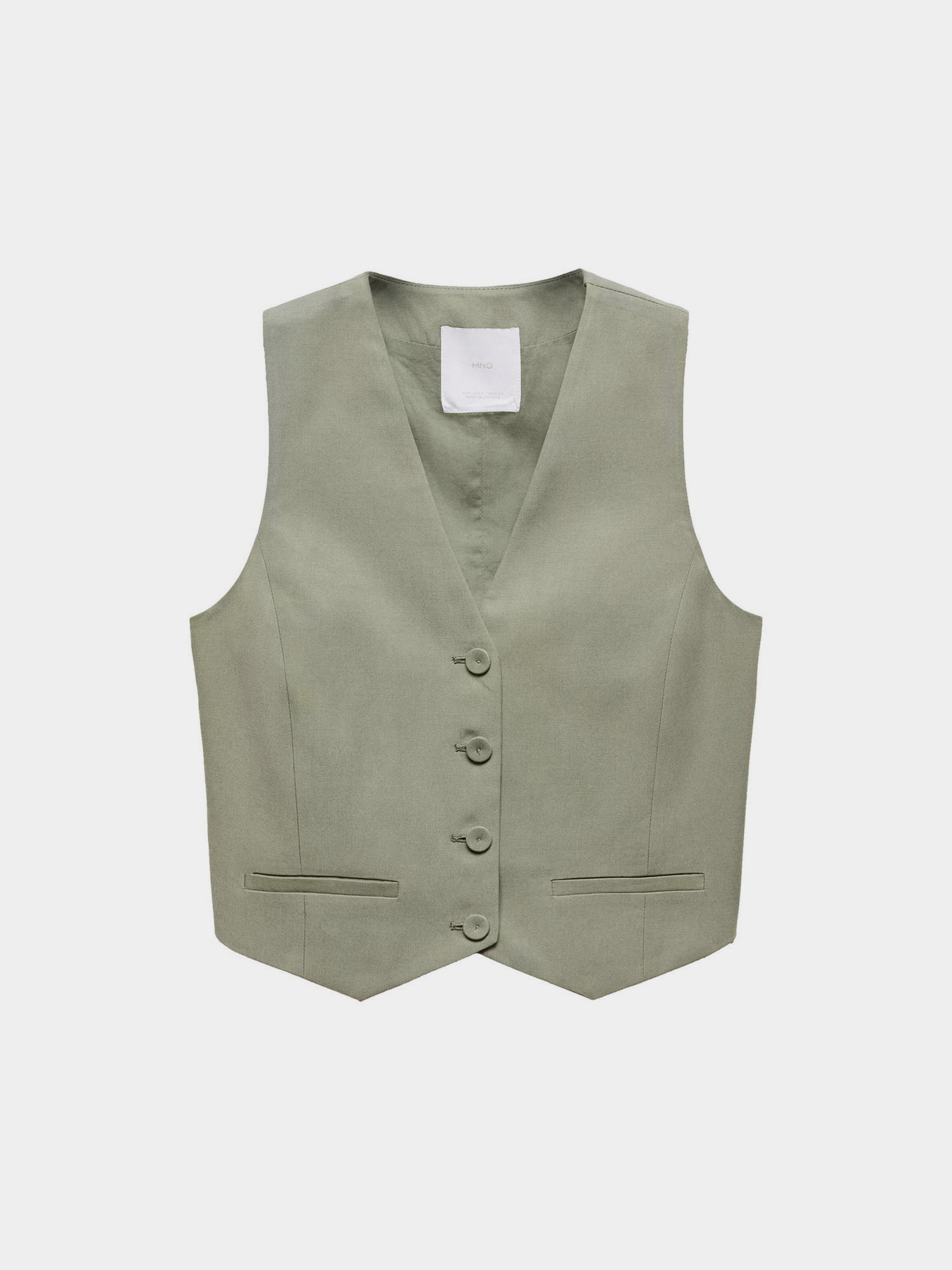 Классический жилет MANGO Alicante модель 67066331_40 Фото