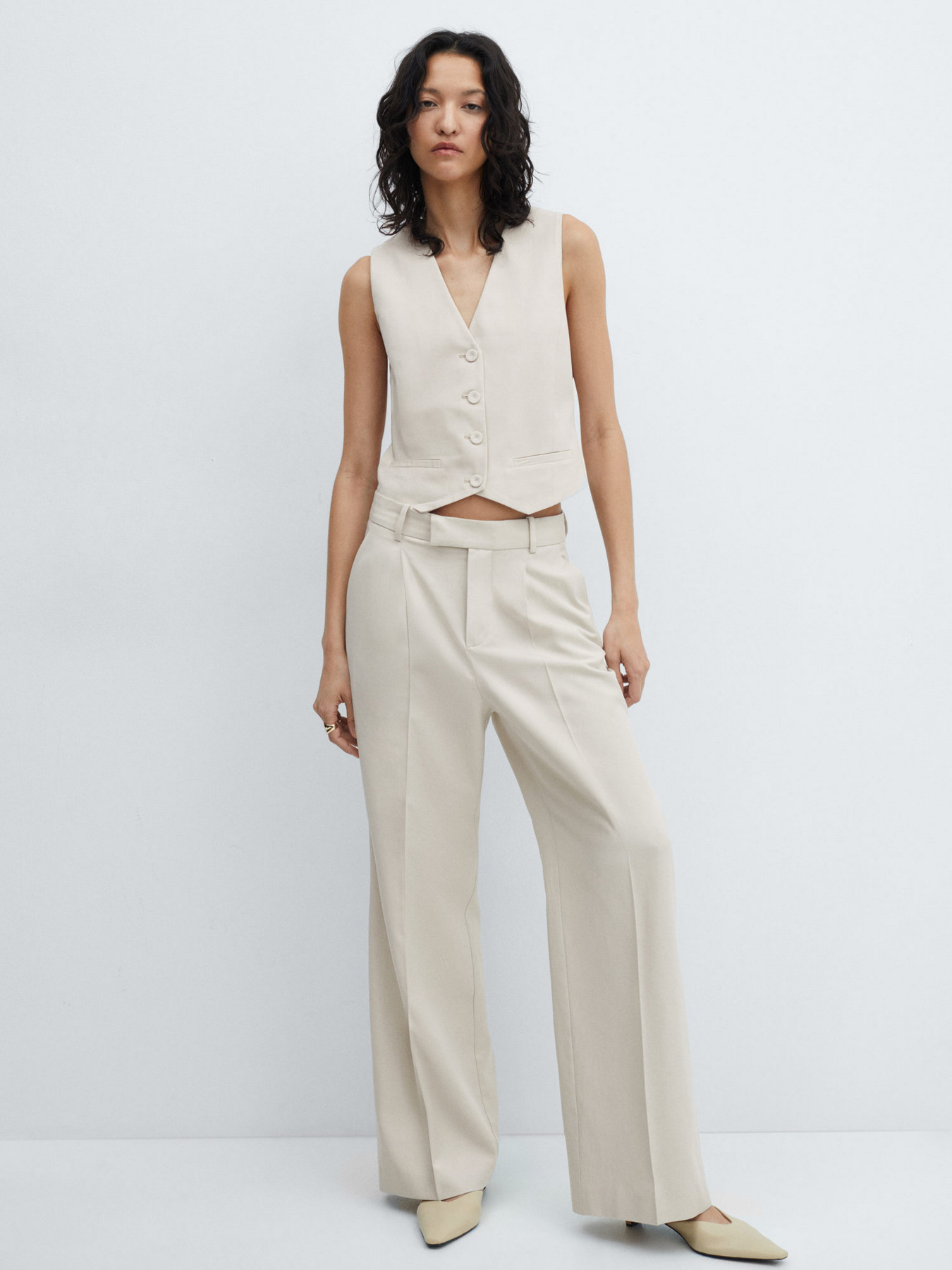 Классический жилет MANGO Alicante модель 67066331_6 Фото