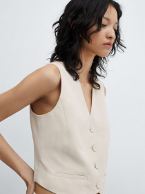 Классический жилет MANGO Alicante модель 67066331_6 Фото