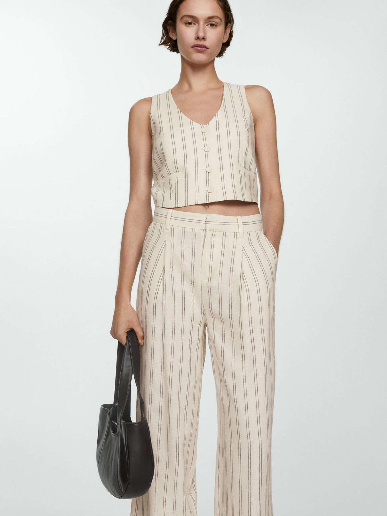 Штани палаццо MANGO Linde модель 67067910_5 Фото