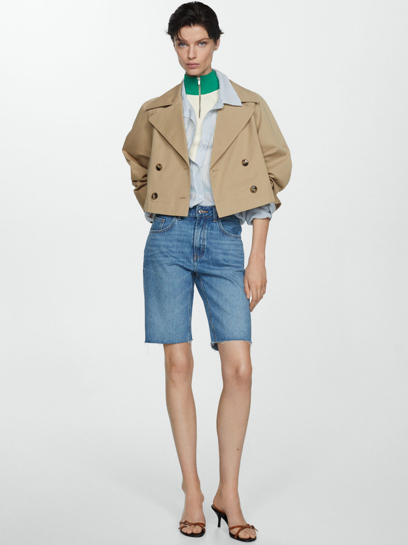 Тренч MANGO Lipa модель 67075728_8 Фото