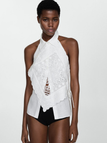 Шорти MANGO Capri модель 67077141_99 Фото