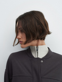 Бомбер MANGO Bremo модель 67084787_95 Фото