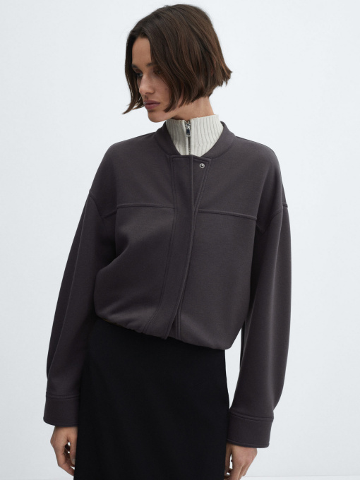 Бомбер MANGO Bremo модель 67084787_95 Фото