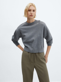 Брюки повседневные MANGO Fluido модель 67085723_37 Фото