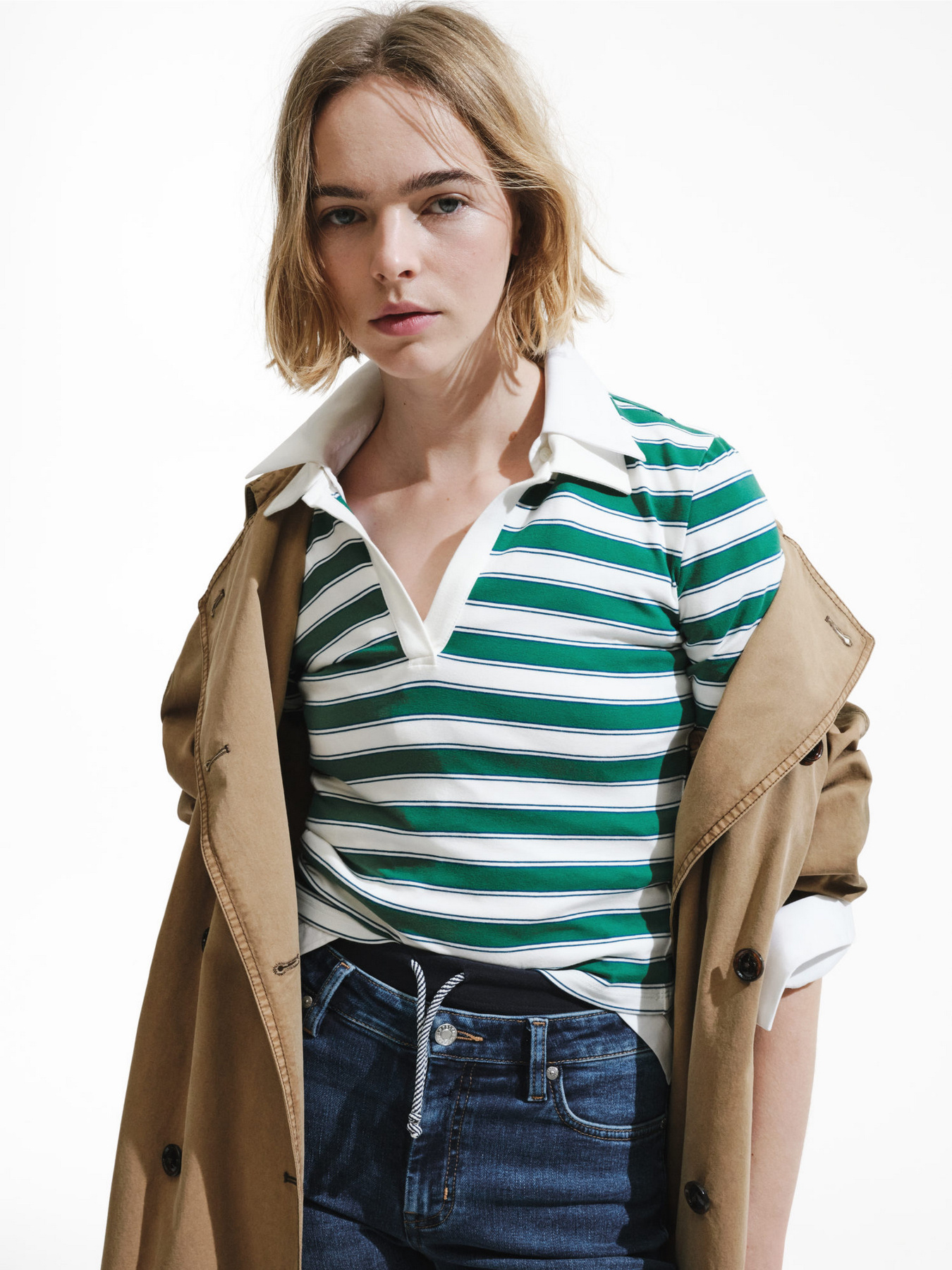 Поло MANGO Nut модель 67085756_43 Фото