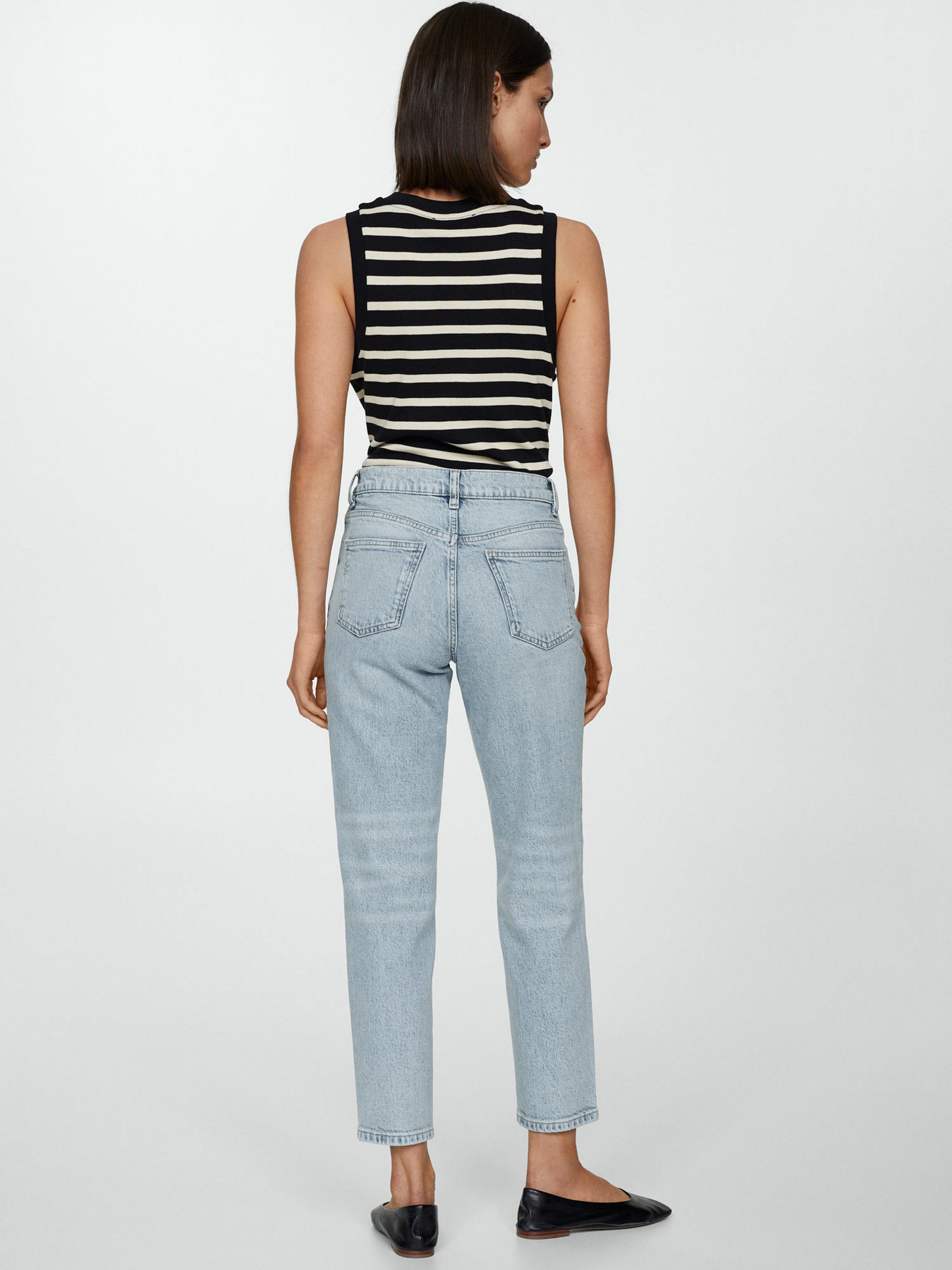 Прямі джинси MANGO Newmom модель 67086323_BL Фото