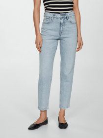 Прямые джинсы MANGO Newmom модель 67086323_BL Фото