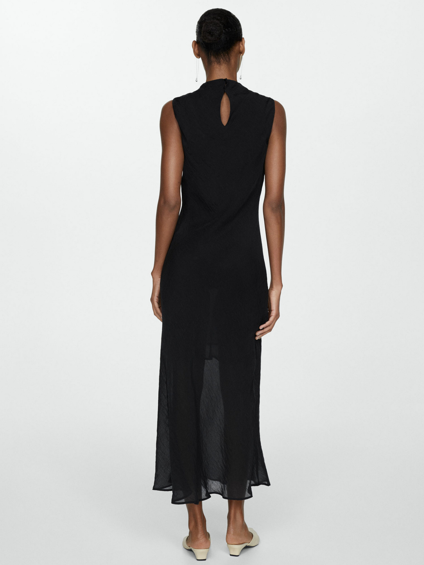 Платье макси MANGO Gracy модель 67087132_99 Фото