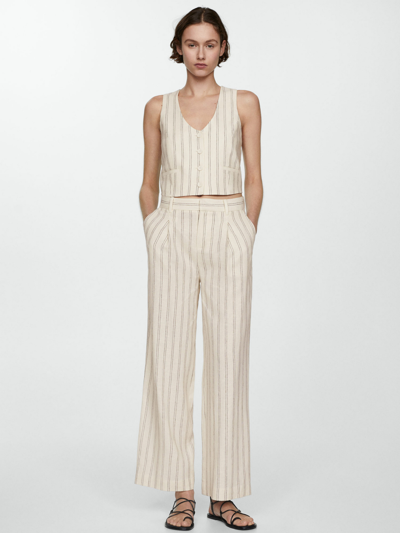 Жилет MANGO Linde модель 67087912_5 Фото