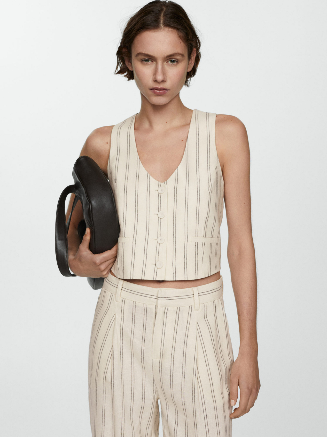 Жилет MANGO Linde модель 67087912_5 Фото