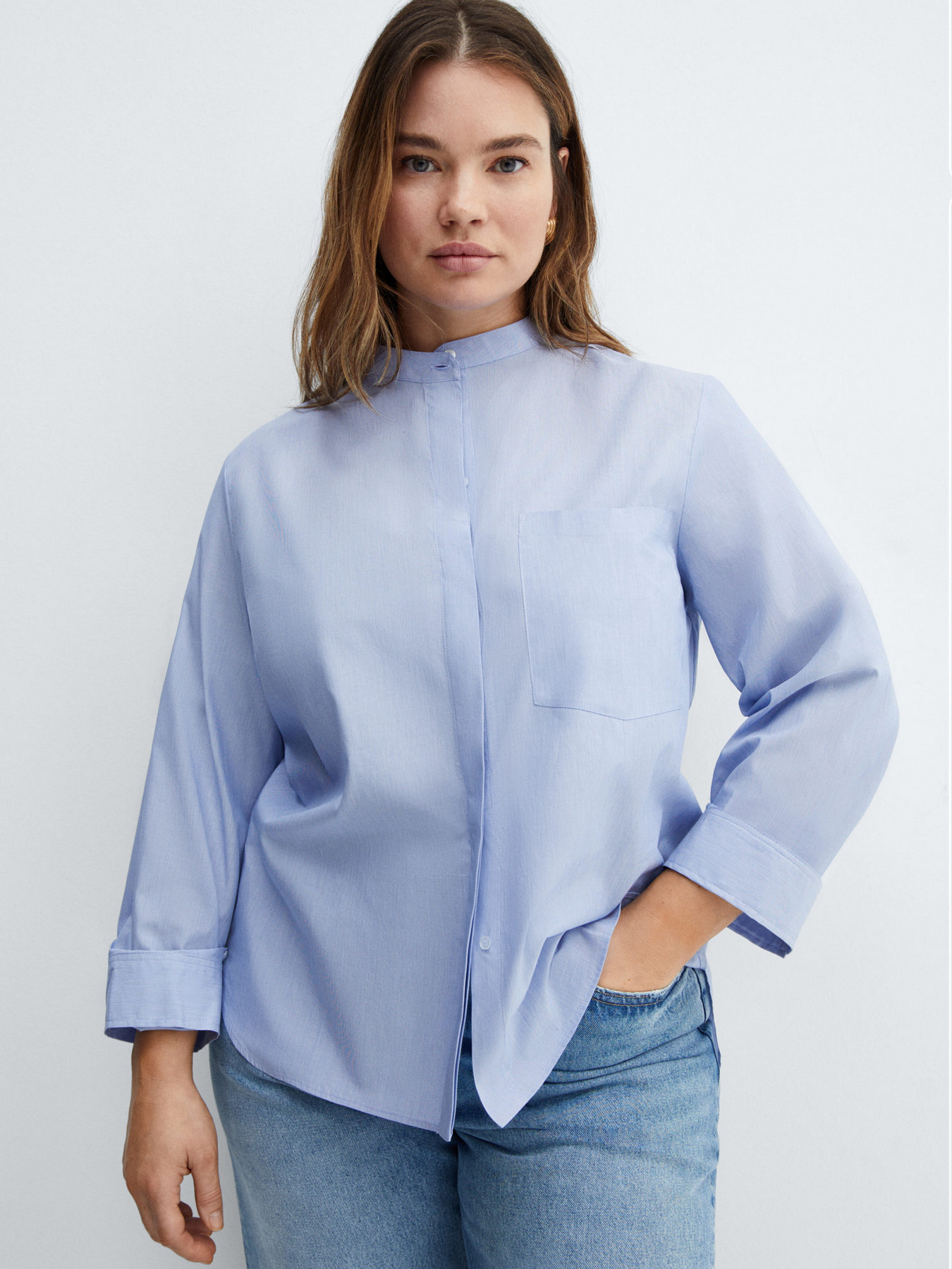 Рубашка повседневная MANGO Lucas модель 67005744_52 Рубашка повседневная MANGO Lucas модель 67005744_52 Фото