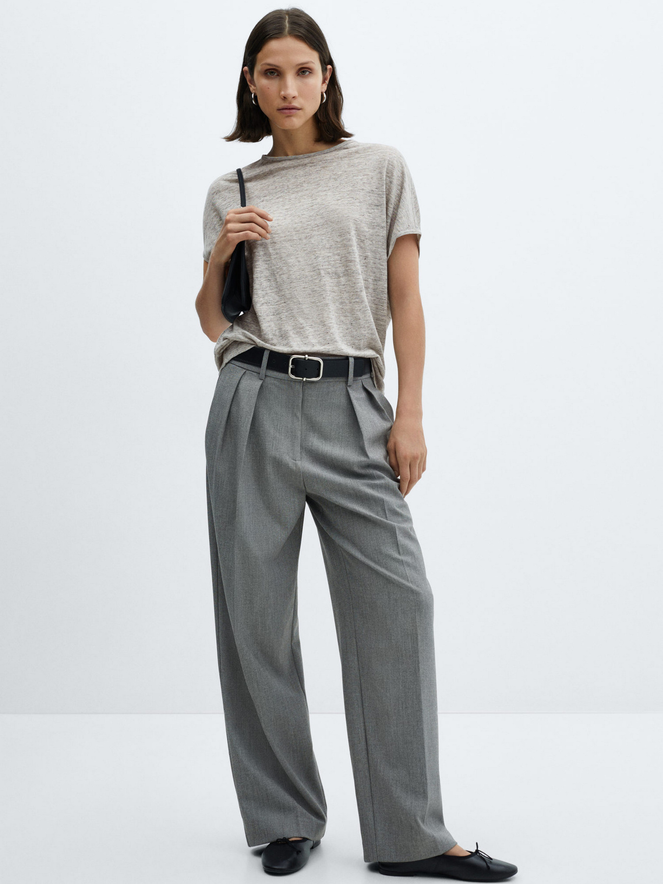 Футболка MANGO Lint модель 67006317_91 Футболка MANGO Lint модель 67006317_91 Фото