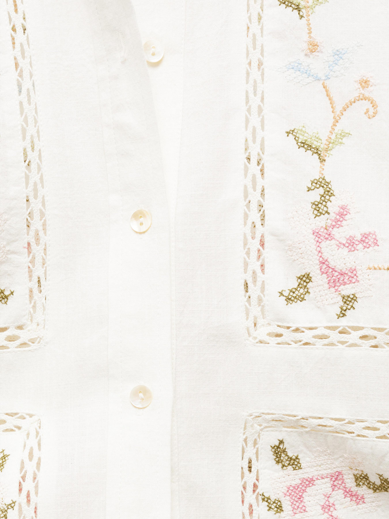 Рубашка MANGO Garden модель 67007131_2 Фото