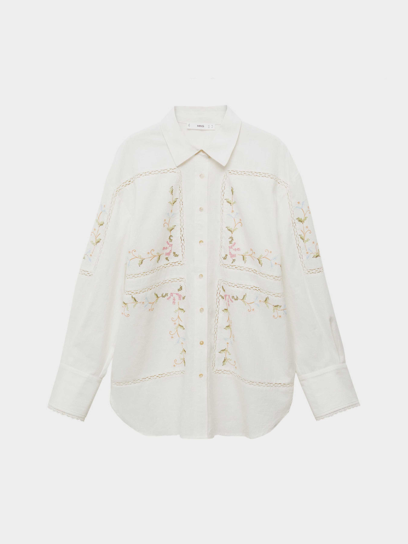 Рубашка MANGO Garden модель 67007131_2 Фото