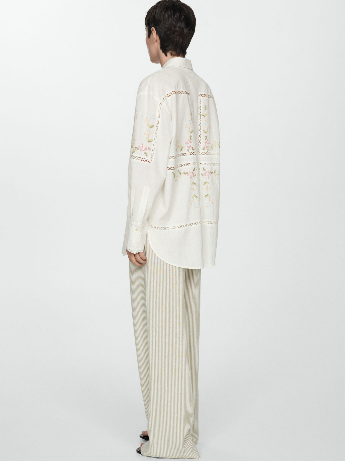 Рубашка повседневная MANGO Garden модель 67007131_2 Рубашка повседневная MANGO Garden модель 67007131_2 Фото