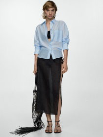 Рубашка MANGO Cosilk модель 67007133_50 Фото