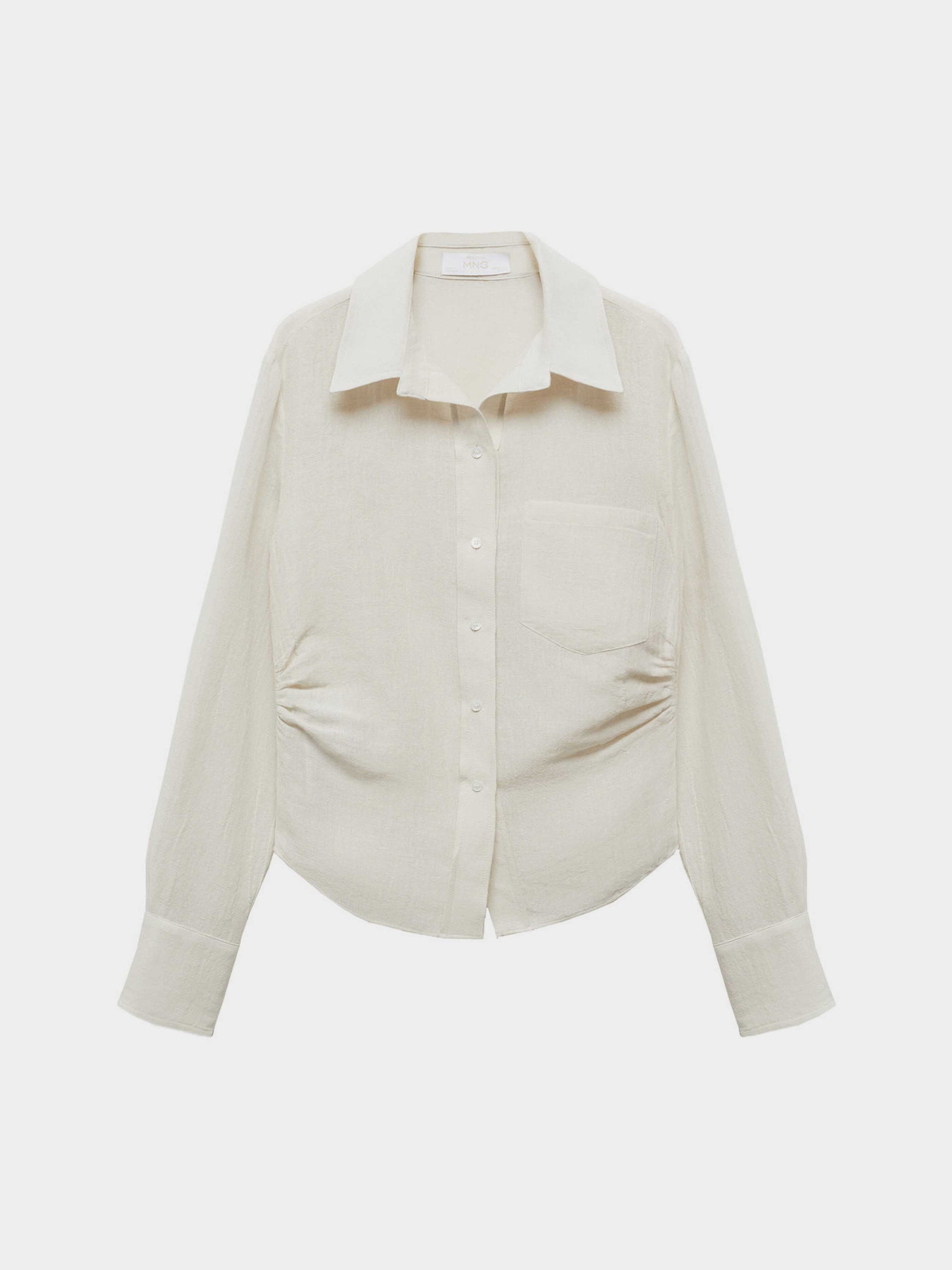 Рубашка повседневная MANGO Joans модель 67007134_3 Фото