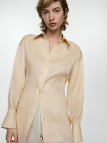 Рубашка повседневная MANGO Luca модель 67007136_5 Фото