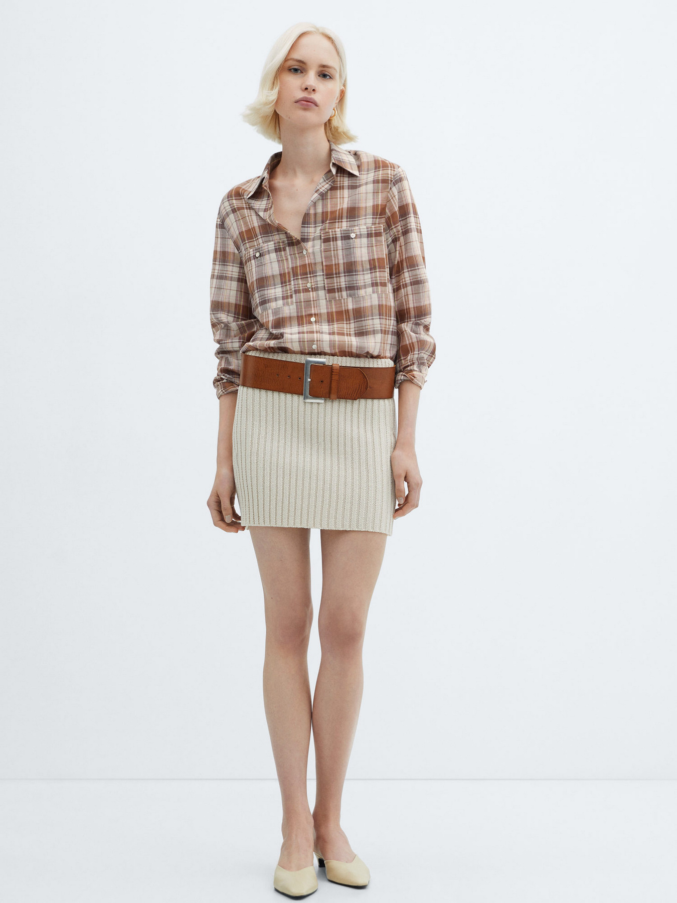 Сорочка MANGO Caroline модель 67016320_30 Фото