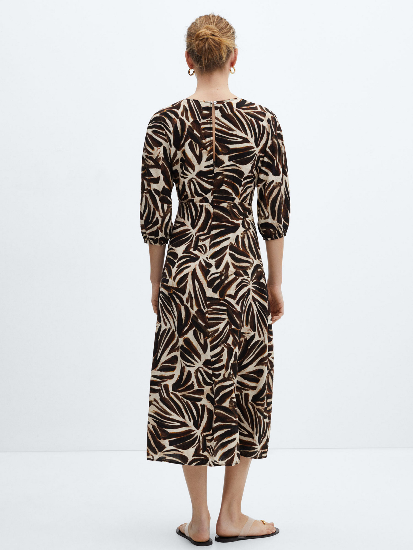 Платье миди MANGO Claudie модель 67017122_2 Фото