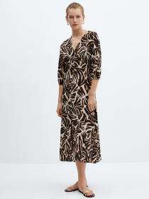 Платье миди MANGO Claudie модель 67017122_2 Фото