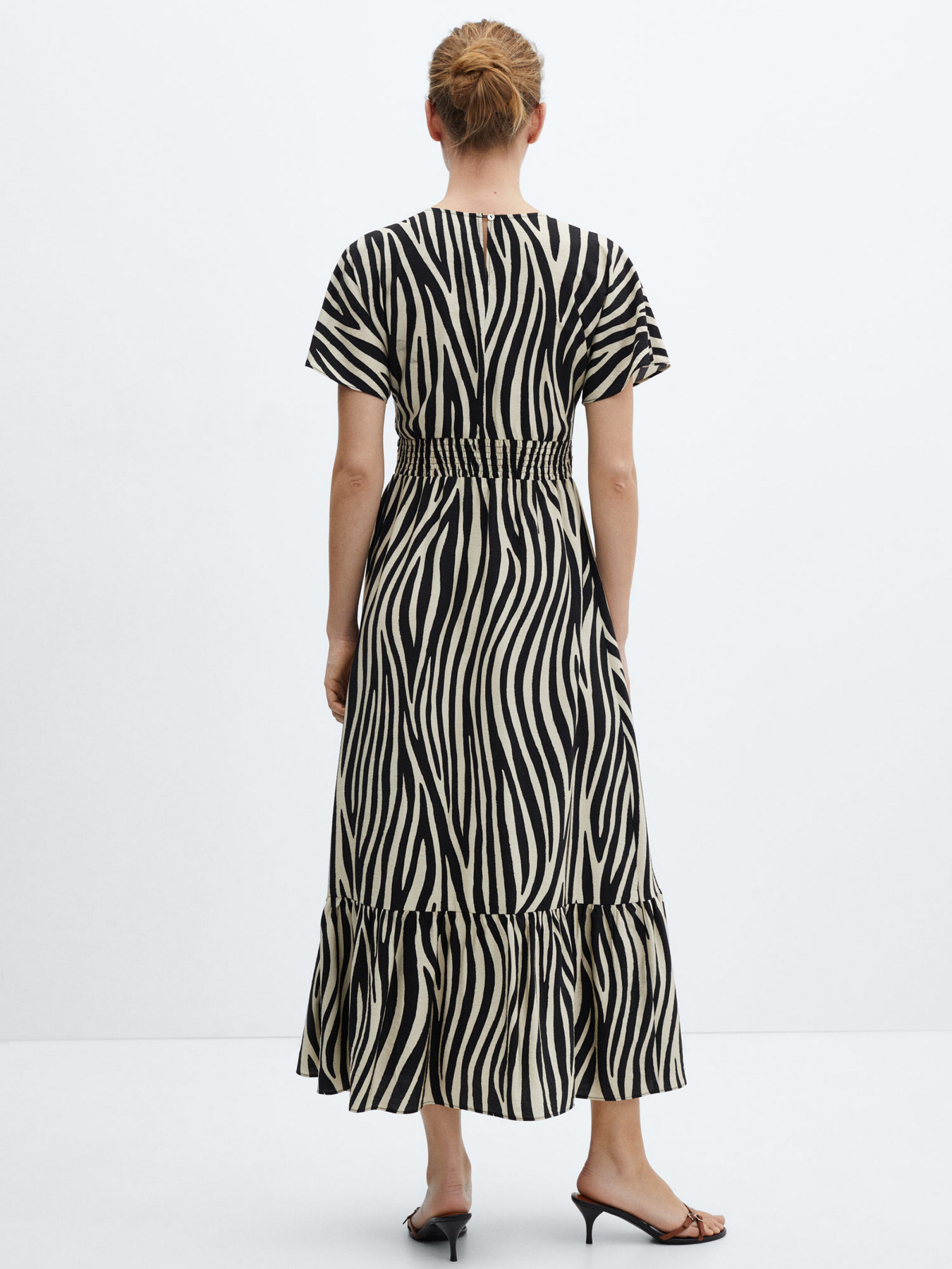 Платье макси MANGO Coloma модель 67017123_99 Фото