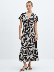 Платье макси MANGO Coloma модель 67017123_99 Фото