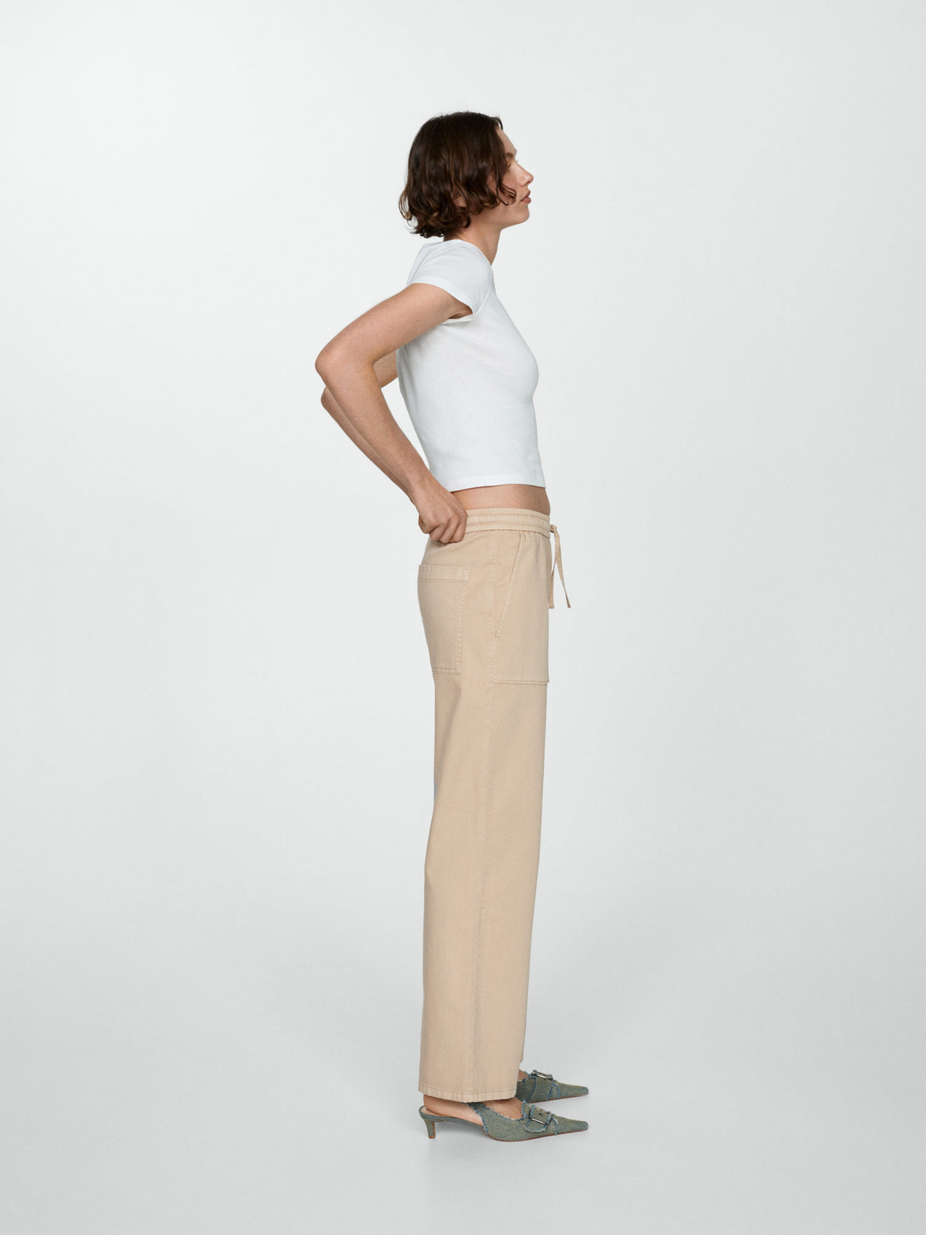 Брюки палаццо MANGO Suki модель 67017129_7 Фото