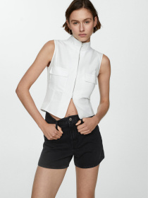 Шорты джинсовые MANGO Zoe модель 67017134_TN Фото