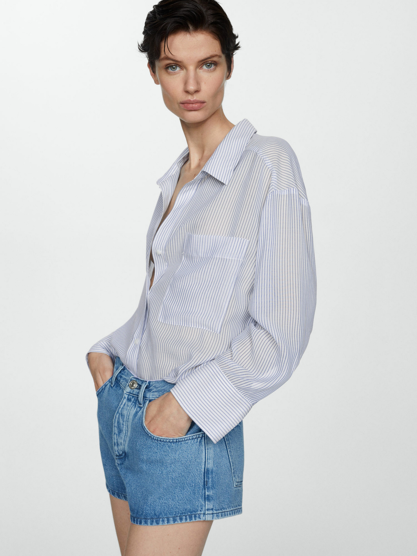 Сорочка MANGO Zaro модель 67027122_50 Фото