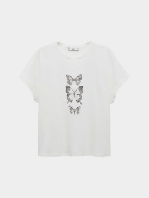 Футболка MANGO Ilustra модель 67035745_1 Фото