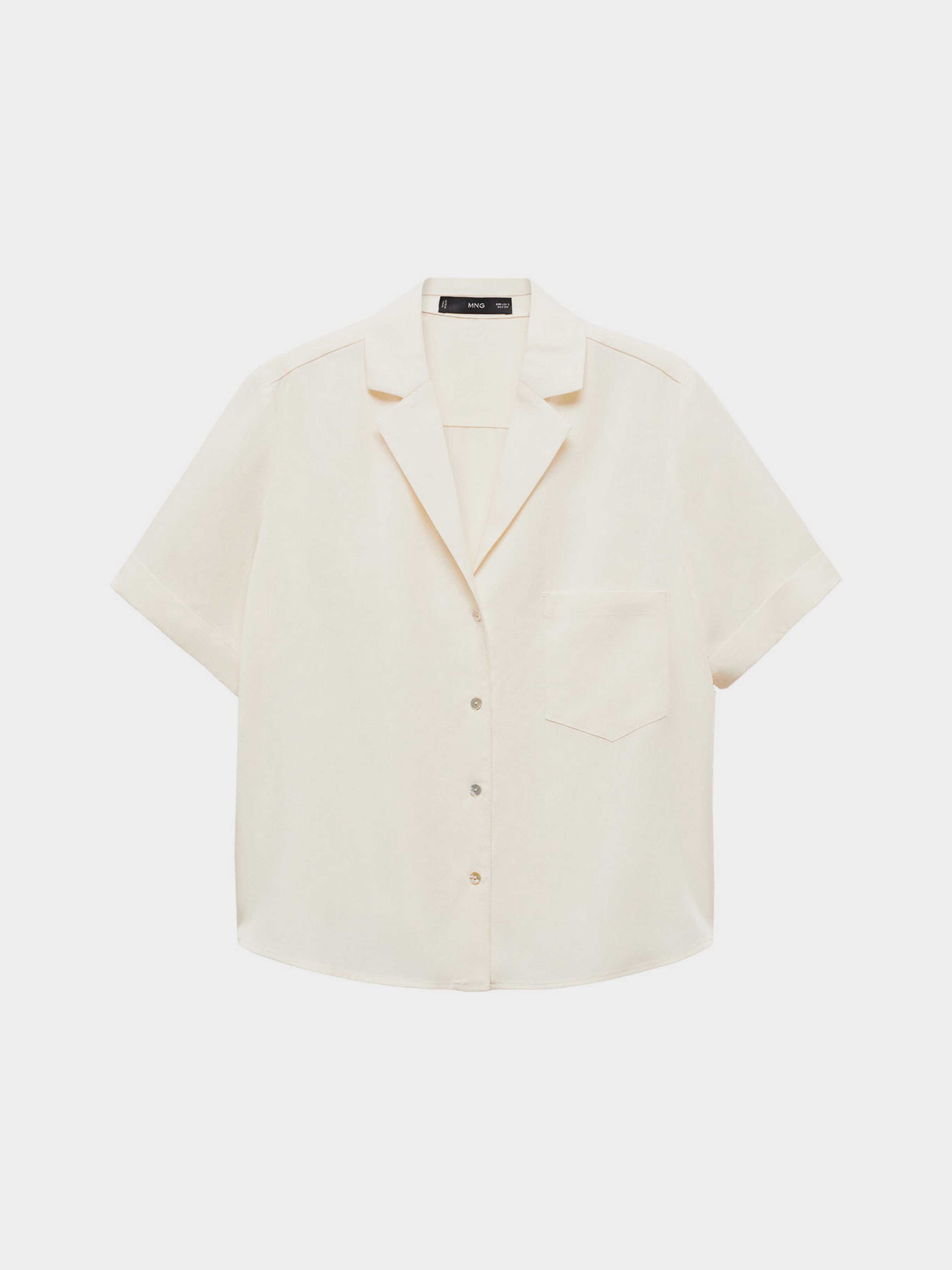 Рубашка повседневная MANGO Moma модель 67037120_1 Фото