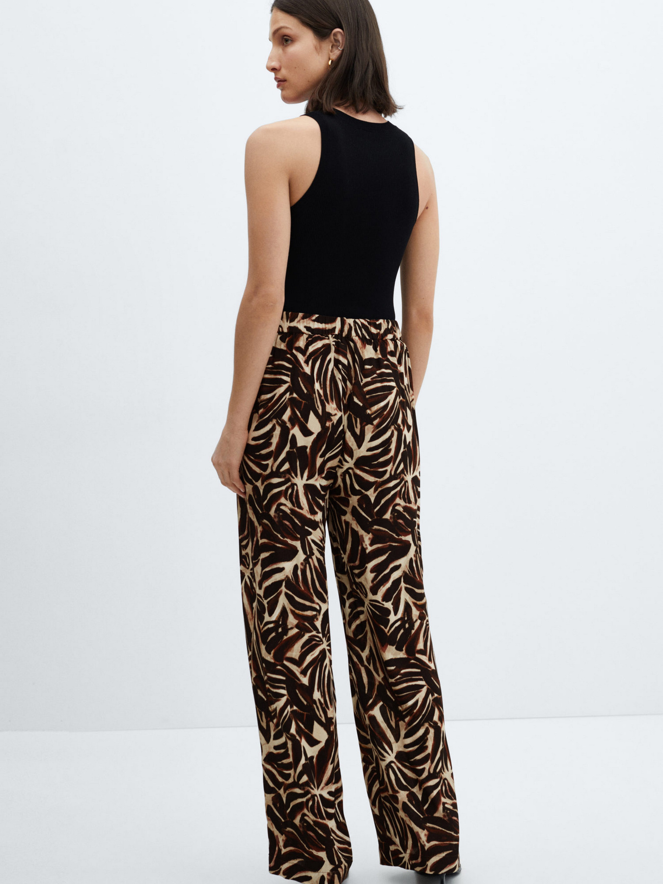 Брюки палаццо MANGO Claudie модель 67037124_5 Фото