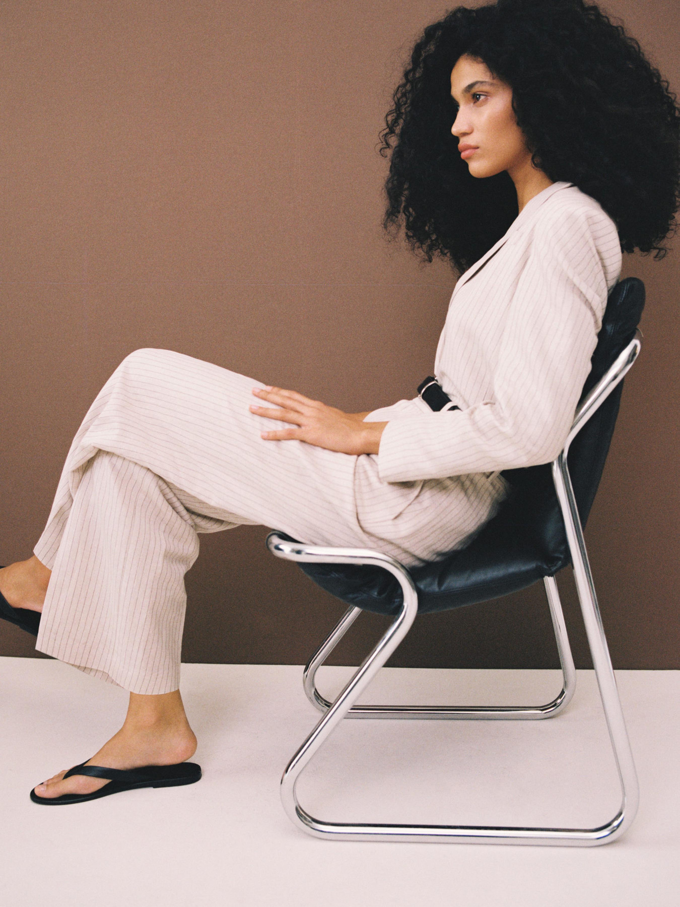 Штани палаццо MANGO Briones модель 67038275_8 Фото