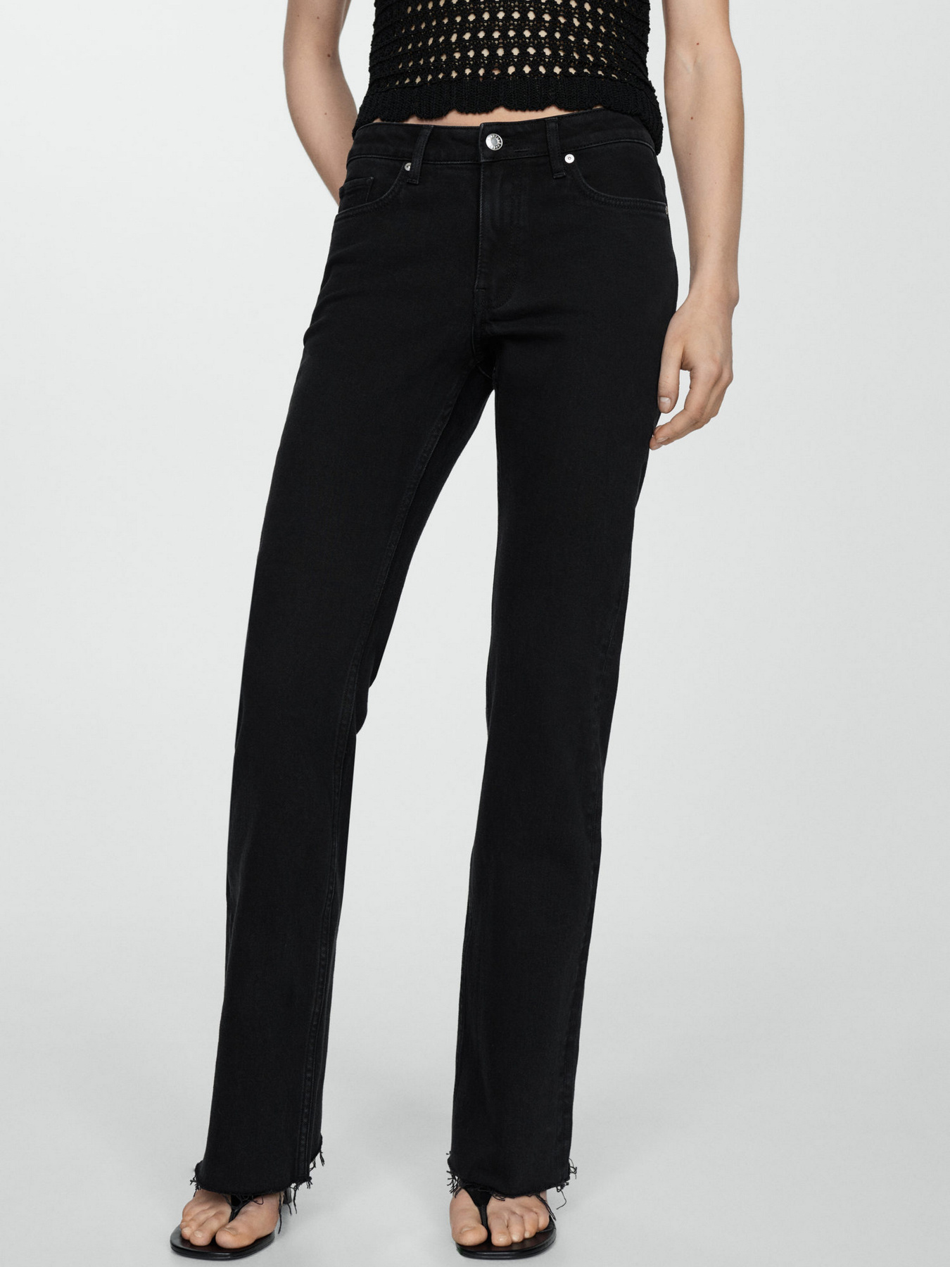 Джинси кльош MANGO Fiona модель 67040315_TN Фото